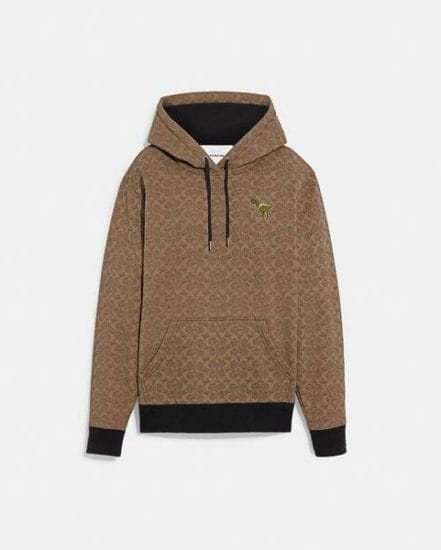 Fashion 4 Coach Signature Rexy Hoodie In Organic Cotton