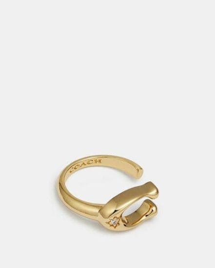 Fashion 4 Coach Signature Ring