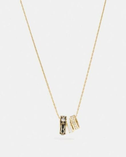 Fashion 4 Coach Signature Trio Necklace