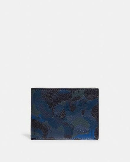 Fashion 4 Coach Slim Billfold Wallet With Camo Print
