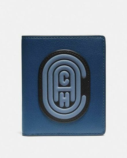 Fashion 4 Coach Slim Wallet In Colorblock With Coach Patch