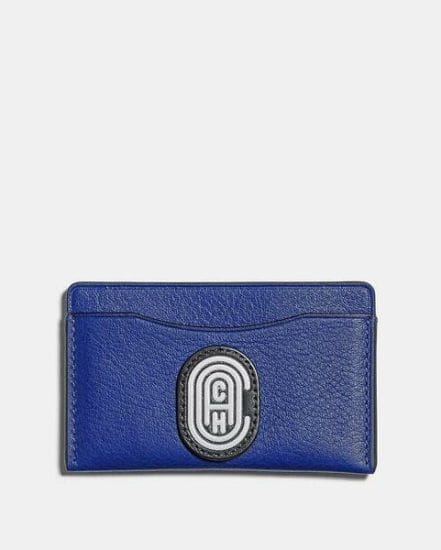 Fashion 4 Coach Small Card Case With Coach Patch