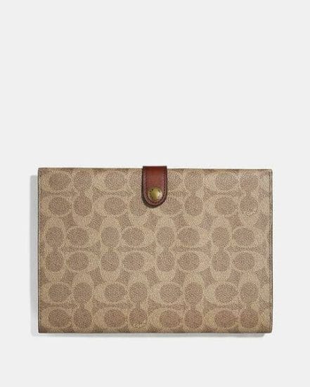 Fashion 4 Coach Small Tech Case In Signature Canvas