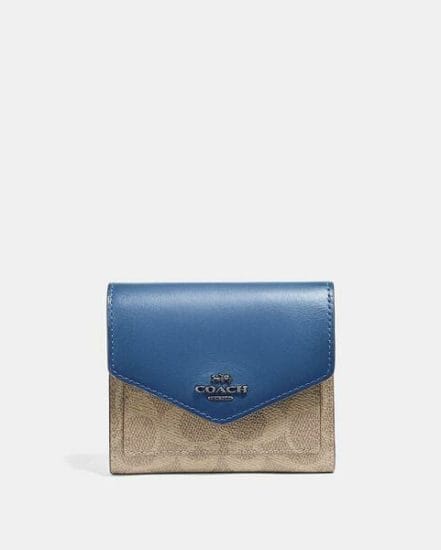 Fashion 4 Coach Small Wallet In Colorblock Signature Canvas