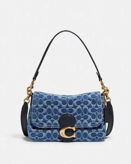 Fashion 4 Coach Soft Tabby Shoulder Bag In Signature Denim