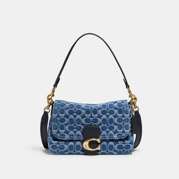 Fashion 4 Coach Soft Tabby Shoulder Bag In Signature Denim