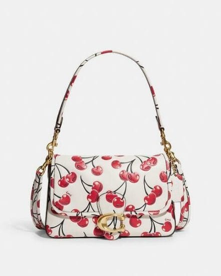 Fashion 4 Coach Soft Tabby Shoulder Bag With Cherry Print