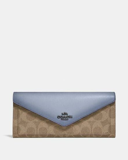Fashion 4 Coach Soft Wallet In Colorblock Signature Canvas