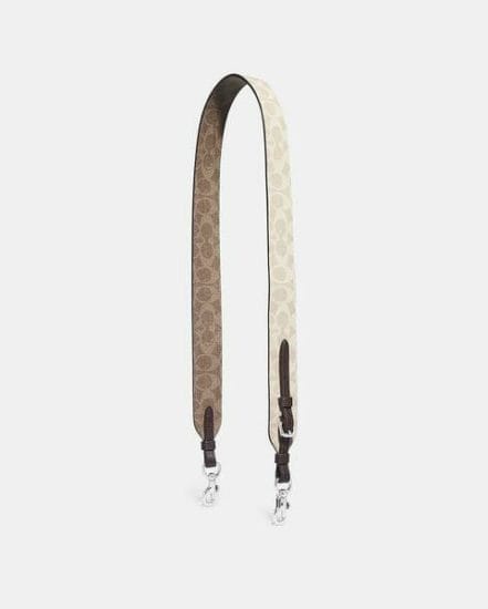 Fashion 4 Coach Strap In Blocked Signature Canvas