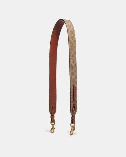 Fashion 4 Coach Strap In Signature Canvas