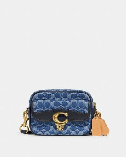 Fashion 4 Coach Studio Camera Bag 18 In Signature Denim