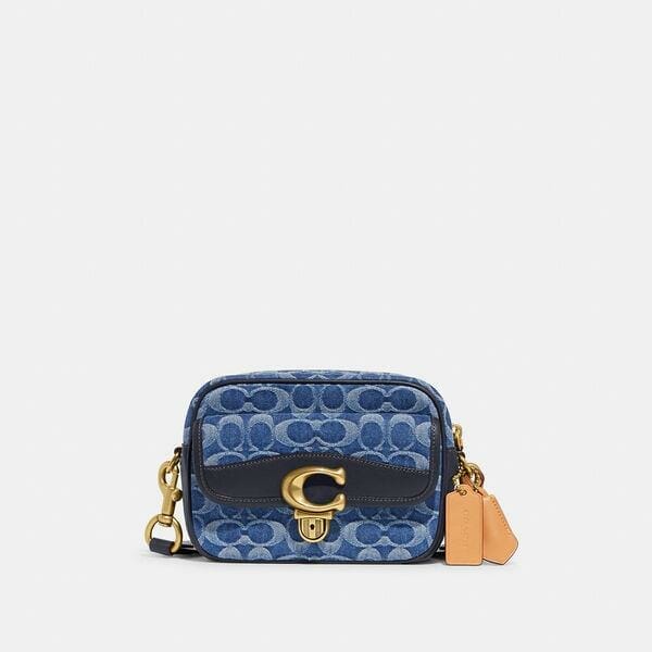 Fashion 4 Coach Studio Camera Bag 18 In Signature Denim