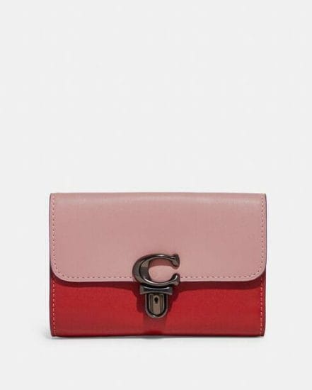 Fashion 4 Coach Studio Medium Wallet In Colorblock