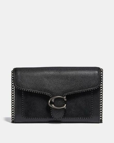 Fashion 4 Coach Tabby Chain Clutch With Beadchain