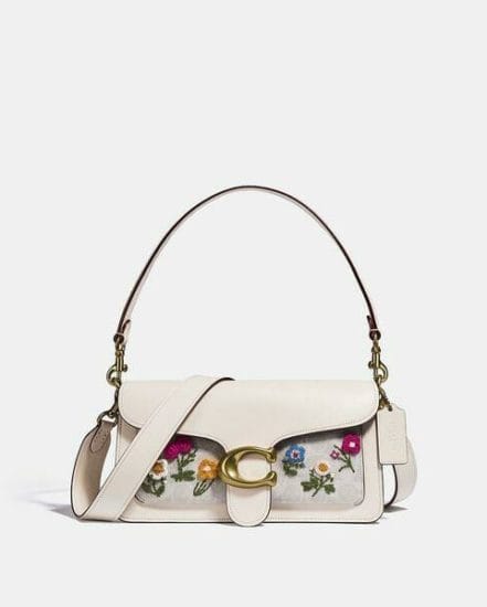 Fashion 4 Coach Tabby Shoulder Bag 26 In Signature Canvas With Floral Embroidery