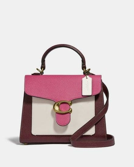 Fashion 4 Coach Tabby Top Handle 20 In Colorblock