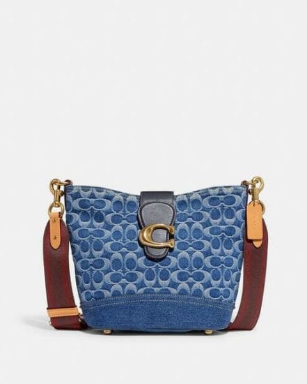 Fashion 4 Coach Tali Bucket Bag In Signature Denim