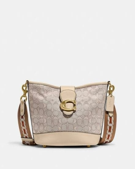 Fashion 4 Coach Tali Bucket Bag In Signature Jacquard