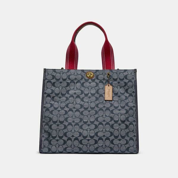 Fashion 4 Coach Tote 34 In Signature Chambray