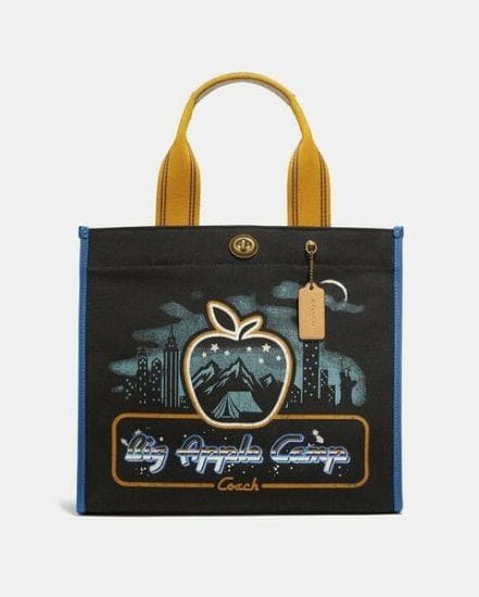 Fashion 4 Coach Tote 34 With Skyline Big Apple Camp Print