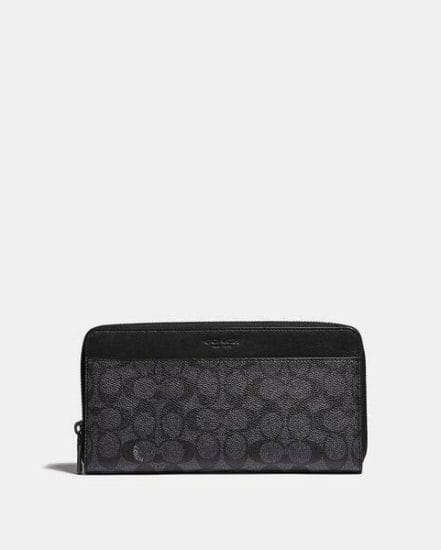 Fashion 4 Coach Travel Wallet In Signature Canvas