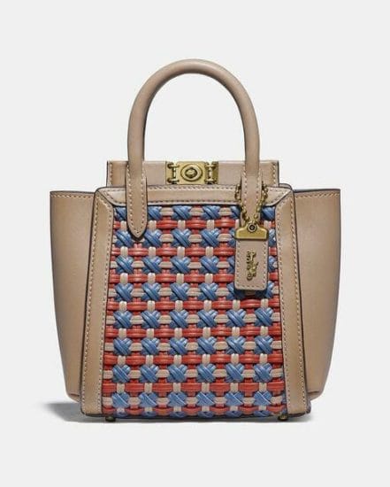 Fashion 4 Coach Troupe Tote 16 With Weaving