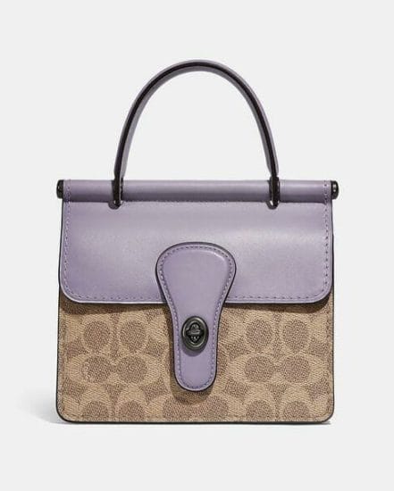 Fashion 4 Coach Willis Top Handle 18 In Signature Canvas