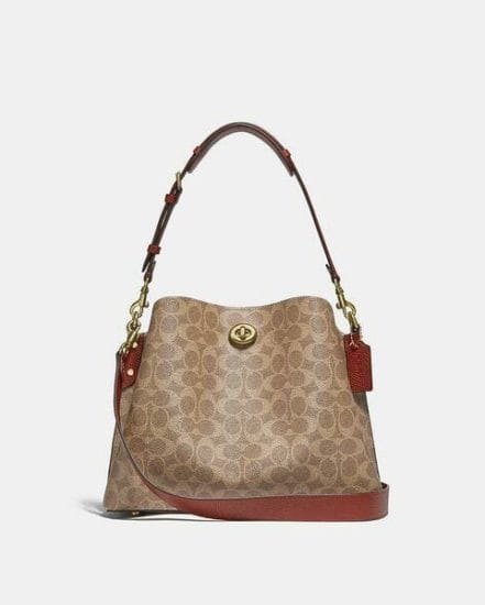 Fashion 4 Coach Willow Shoulder Bag In Signature Canvas