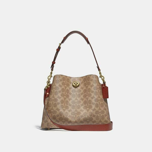 Fashion 4 Coach Willow Shoulder Bag In Signature Canvas