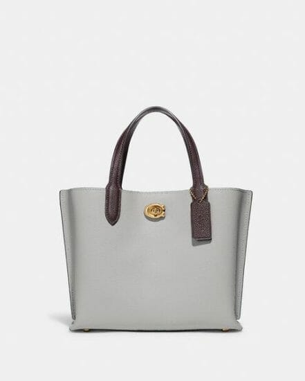 Fashion 4 Coach Willow Tote 24 In Colorblock With Signature Canvas Interior