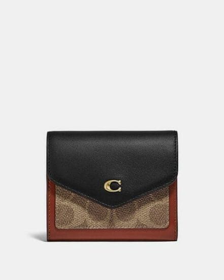 Fashion 4 Coach Wyn Small Wallet In Colorblock Signature Canvas