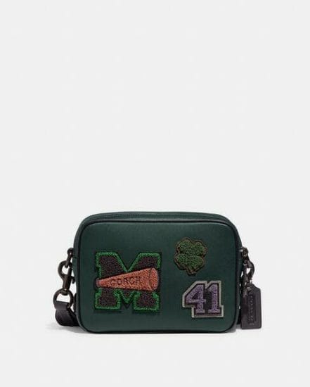 Fashion 4 Coach Flight Bag 19 With Varsity Patches