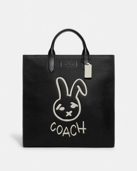 Fashion 4 Coach Lunar New Year Gotham Tall Tote With Rabbit