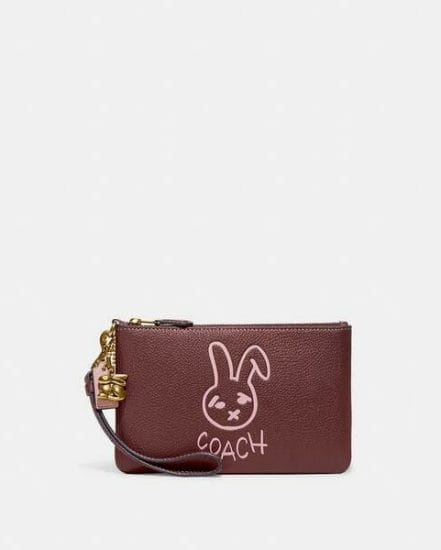 Fashion 4 Coach Lunar New Year Small Wristlet With Rabbit