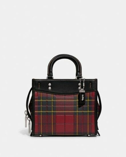 Fashion 4 Coach Rogue 20 With Plaid Print