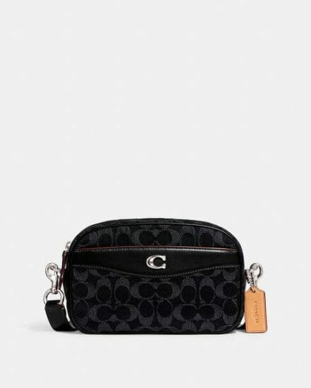 Fashion 4 Coach Camera Bag In Signature Denim