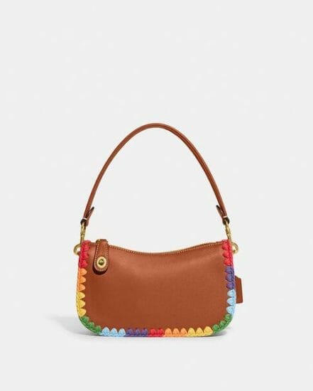 Fashion 4 Coach Swinger 20 With Rainbow Crochet