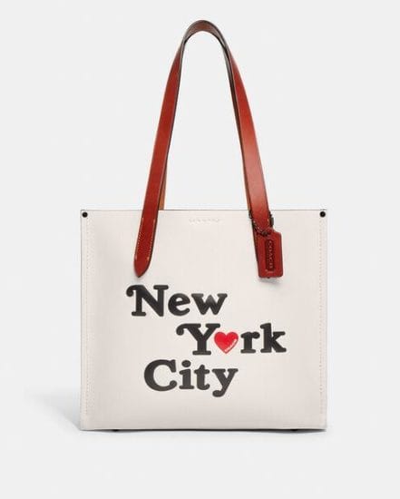 Fashion 4 Coach Relay Tote 34 With New York City