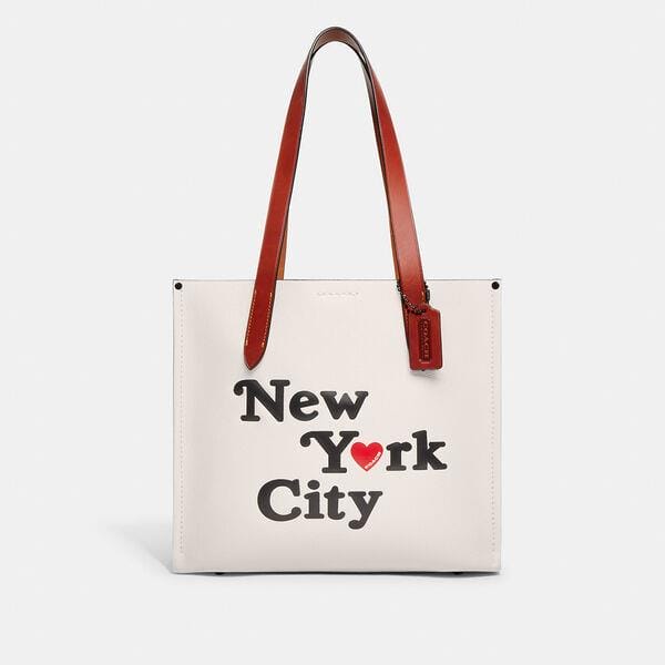 Fashion 4 Coach Relay Tote 34 With New York City