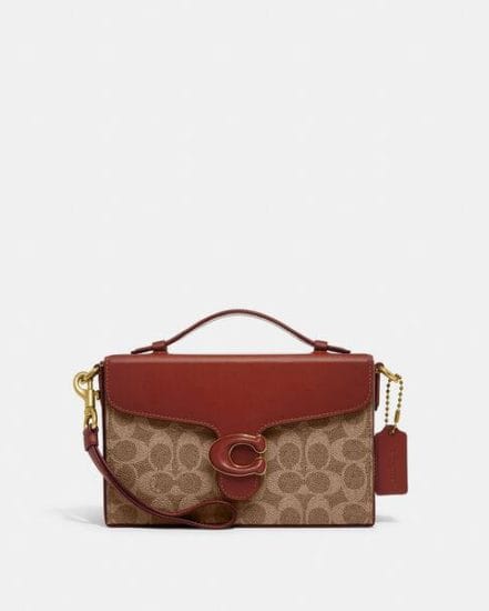 Fashion 4 Coach Tabby Box Bag In Signature Canvas