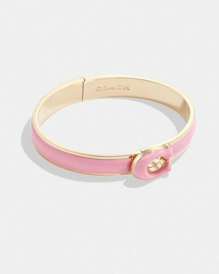 Fashion 4 Coach Tabby Enamel Hinged Bangle