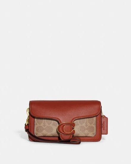 Fashion 4 Coach Tabby Wristlet In Signature Canvas