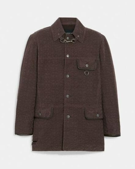 Fashion 4 Coach Denim Peacoat