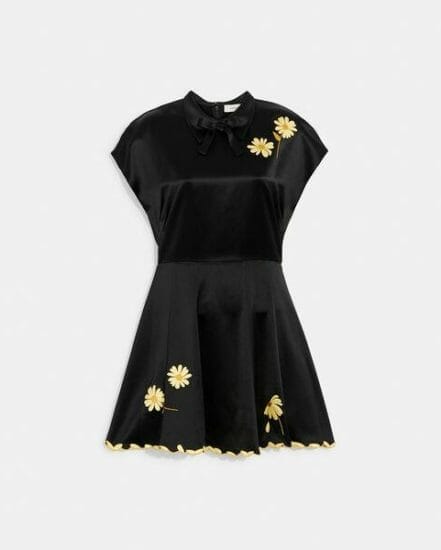 Fashion 4 Coach Floral 40'S Dress With Collar