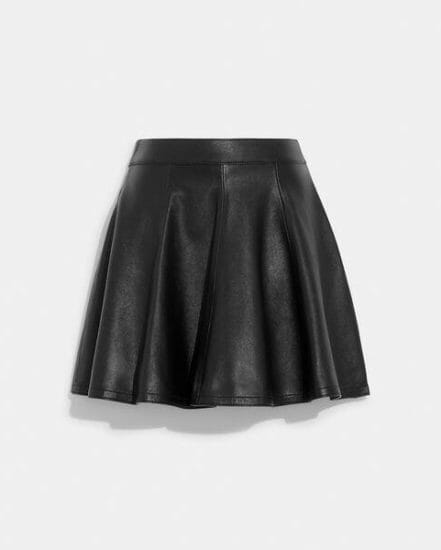 Fashion 4 Coach Leather Cheerleader Skirt