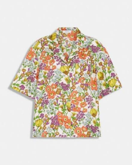 Fashion 4 Coach Floral Button Down Shirt