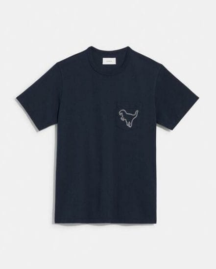 Fashion 4 Coach Rexy Pocket T-Shirt In Organic Cotton