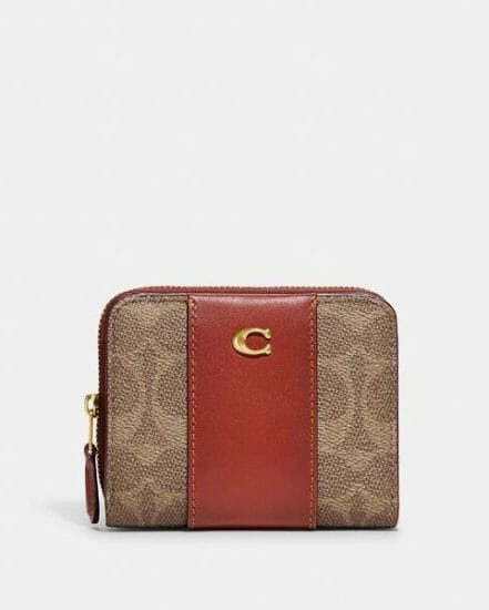 Fashion 4 Coach Billfold Wallet In Colorblock Signature Canvas