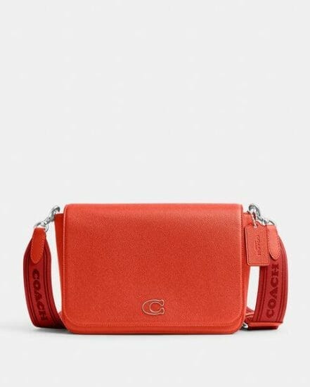 Fashion 4 Coach Messenger Bag With Signature Canvas Interior