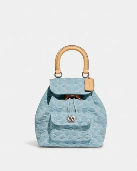 Fashion 4 Coach Riya Backpack 21 In Signature Denim